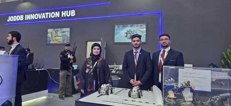 S2VC exhibitors at the JODDB Innovation Hub during SOFEX Jordan 2024